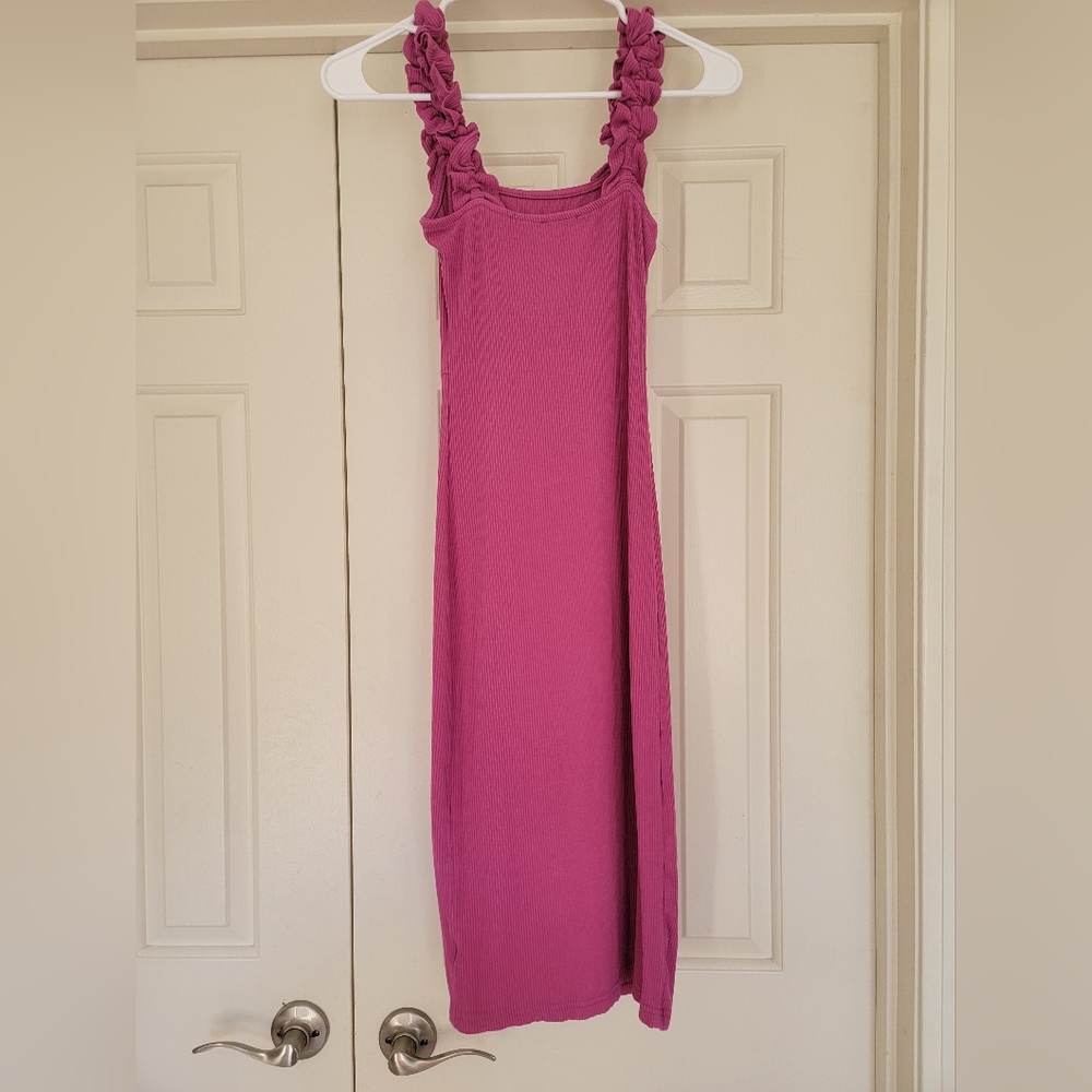 Pink Lily Midi Dress Magenta NWOT - Picture 6 of 9